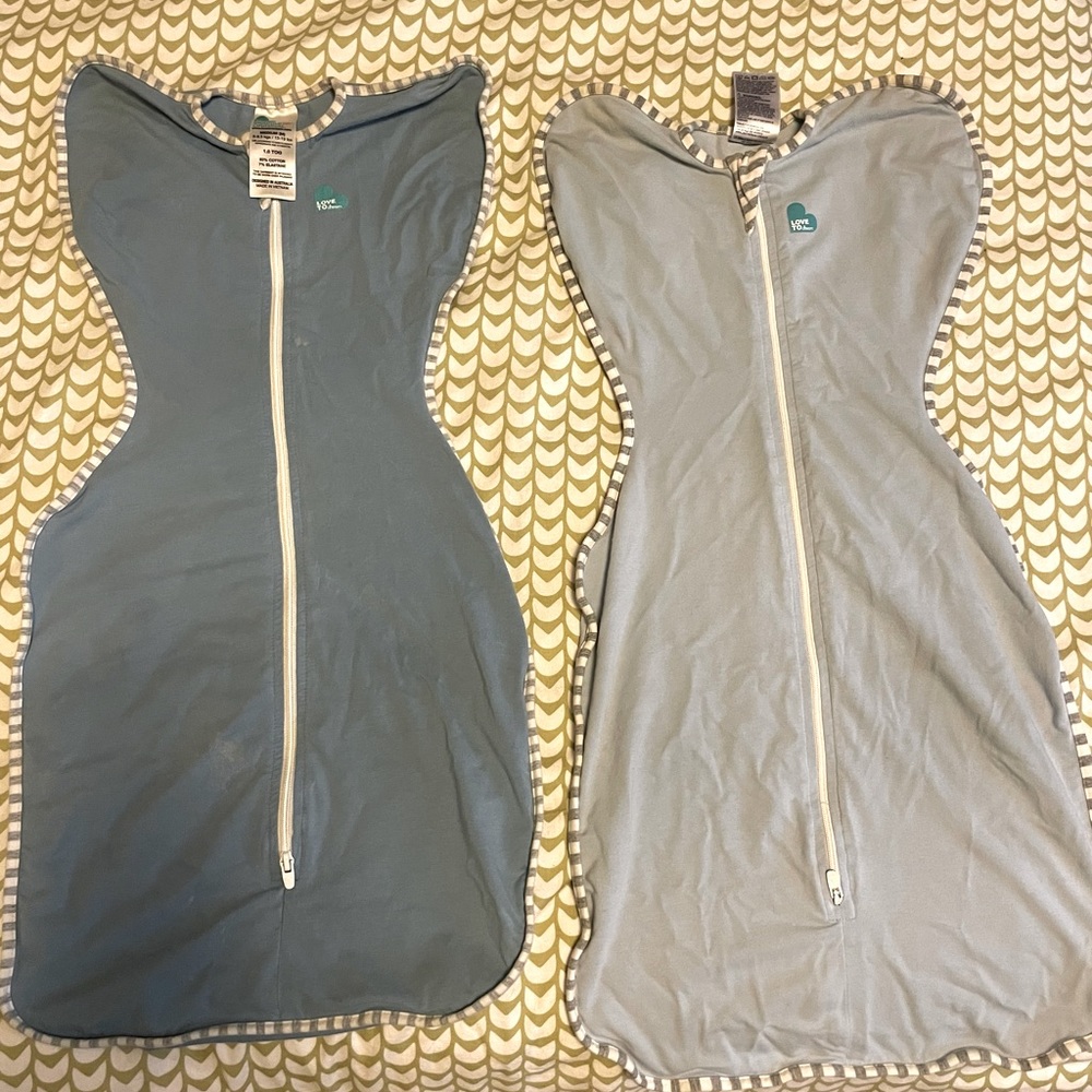 Two sleep sacks